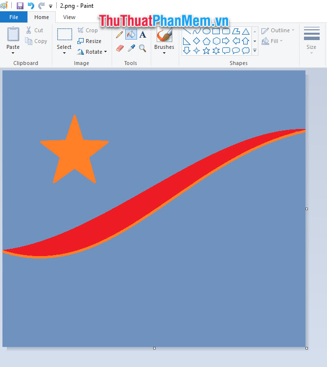 How to delete Watermark, simple stamp removal with Paint Picture 15