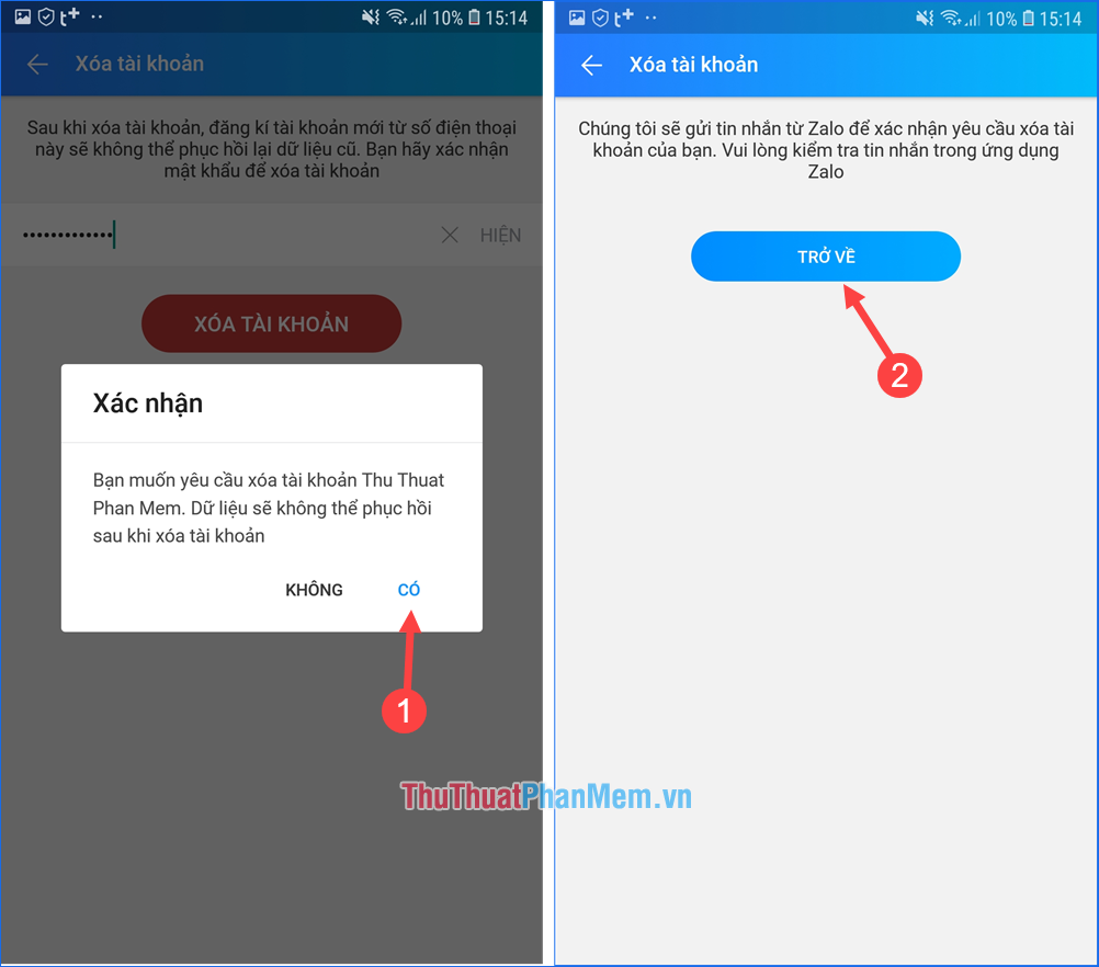 How to delete Zalo accounts permanently Picture 5