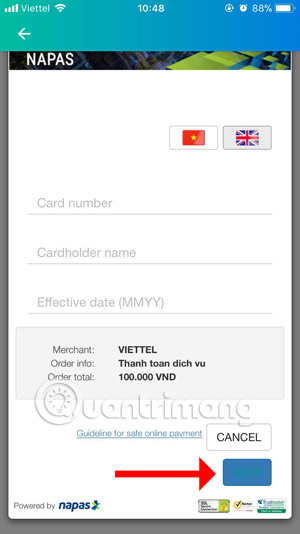 How to deposit on ViettelPay Picture 5