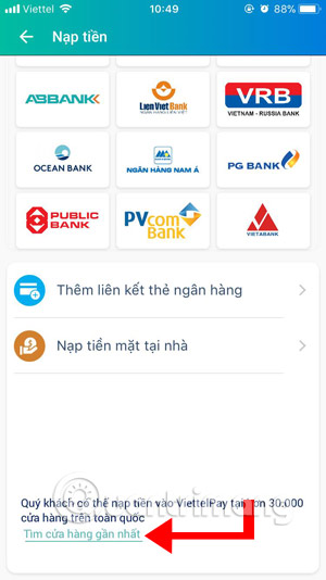 How to deposit on ViettelPay Picture 8