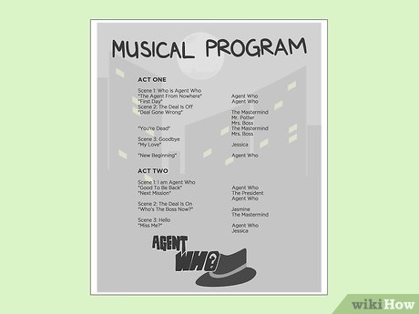 How to Design a Playbill Picture 10