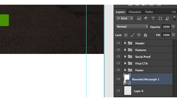 How to design a website in Photoshop (Part 2): Create a Landing page for travel websites Picture 11