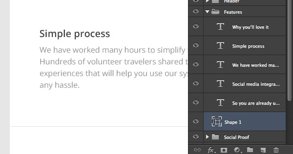 How to design a website in Photoshop (Part 2): Create a Landing page for travel websites Picture 13