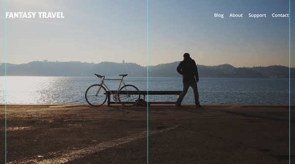 How to design a website in Photoshop (Part 2): Create a Landing page for travel websites Picture 6