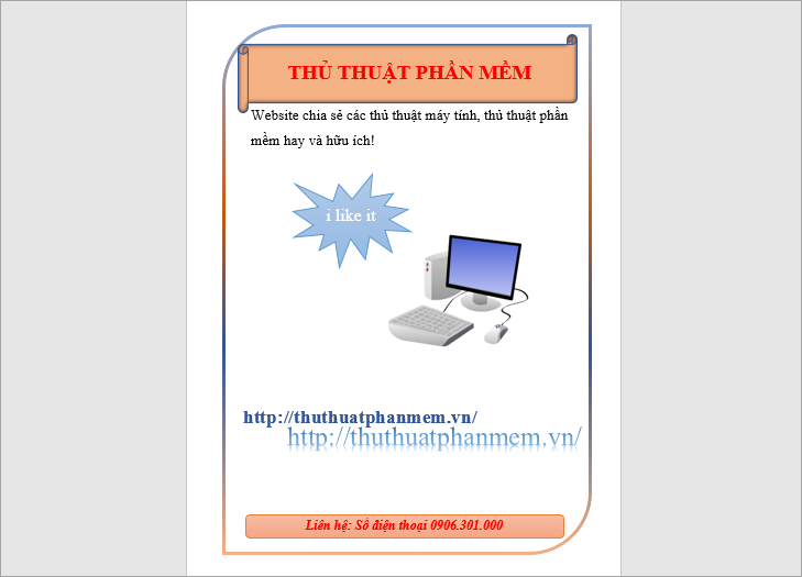 How to design flyers in Word Picture 30
