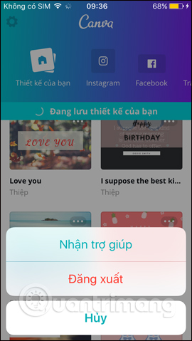 How to design iPhone logos and cards with Canva Picture 28
