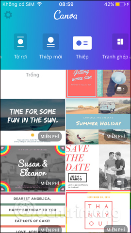 How to design iPhone logos and cards with Canva Picture 4