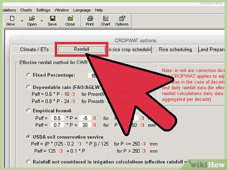 How to Develop an Irrigation Schedule Using Cropwat 8.0 Picture 6