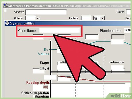 How to Develop an Irrigation Schedule Using Cropwat 8.0 Picture 8