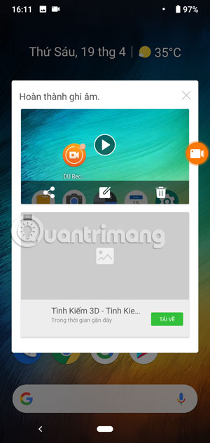 How to dial the Android phone screen using DU Recorder Picture 7