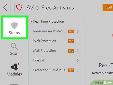 how to put in settings in avira for mac