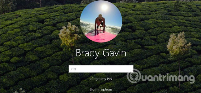 How to disable background log blurring on Windows 10 Picture 7