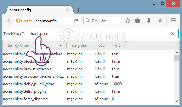 How to disable BackSpace key on Chrome and Firefox Picture 7