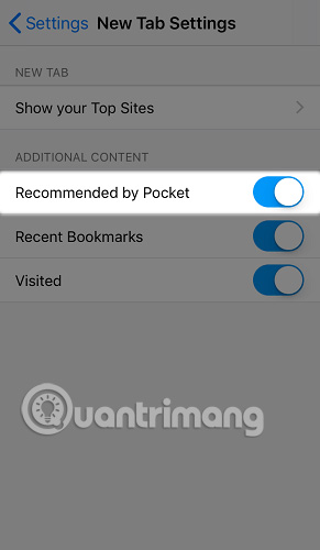 How to disable Pocket in Firefox on desktop and mobile phones Picture 8