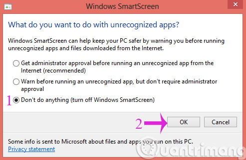 How to disable SmartScreen feature in Windows 8? Picture 6
