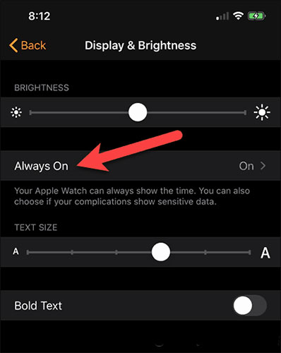 How to disable the Always On screen on Apple Watch Picture 9