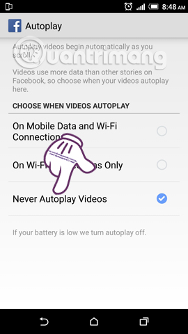How to disable the auto-run video feature on Facebook Picture 13