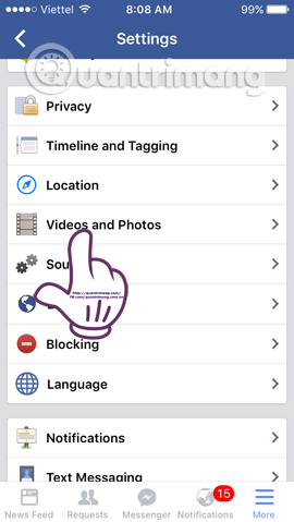 How to disable the auto-run video feature on Facebook Picture 5