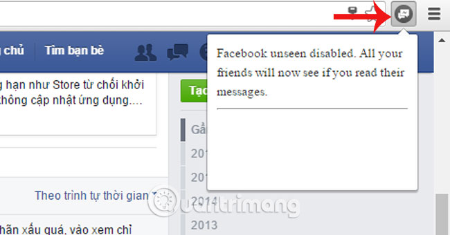 How to disable the text 'Seen' texting on Facebook Picture 4