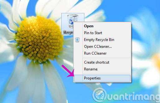 How to display confirmation when deleting files on Windows 8 Picture 1