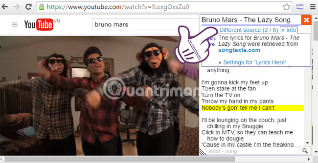 How to display lyrics automatically on YouTube? Picture 5