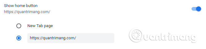 How to display or hide the Home button in Google Chrome Picture 4