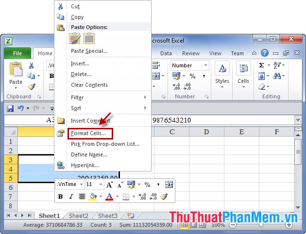 How To Display Thousands Separator Commas In Excel 1437