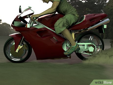 How to Do a Burnout on a Motorcycle Picture 8