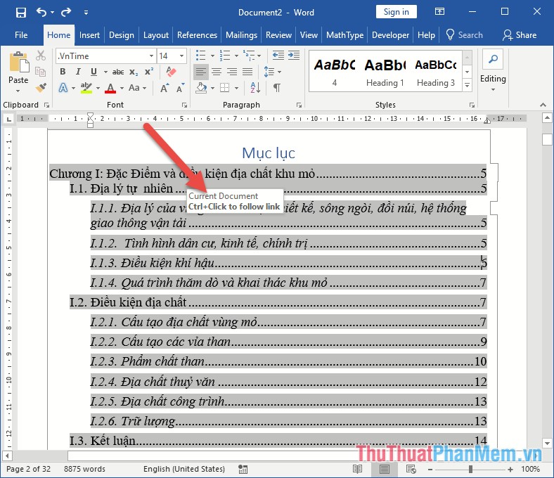 How to do automatic table of contents in Word 2013, 2016 Picture 11