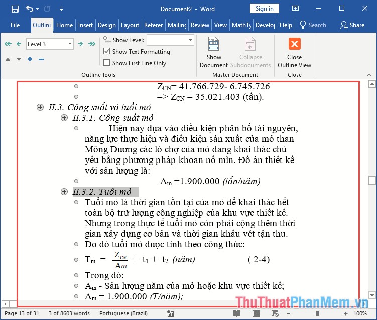 How to do automatic table of contents in Word 2013, 2016 Picture 7