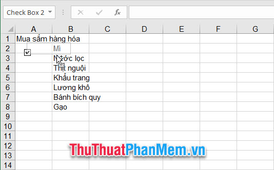 How to do checklist in Excel Picture 7