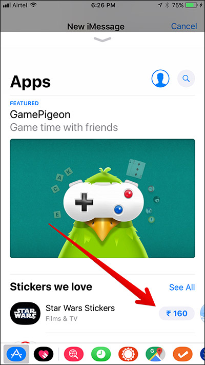 How to donate iMessage sticker package on iPhone and iPad Picture 7