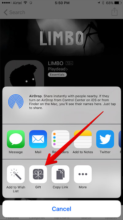 How to donate money, applications, movies, books on iPhone and iPad Picture 13