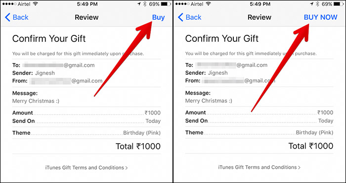 How to donate money, applications, movies, books on iPhone and iPad Picture 9