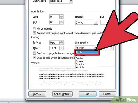 How To Double Space In Word