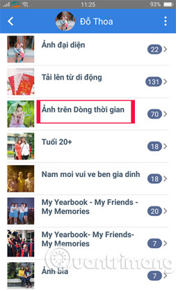 How to download all photo albums on Facebook to Android phones Picture 4