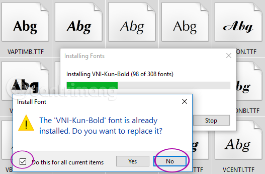 How to download and install Vietnamese fonts for computers Picture 7