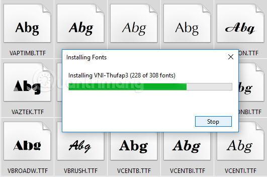 How to download and install Vietnamese fonts for computers Picture 8
