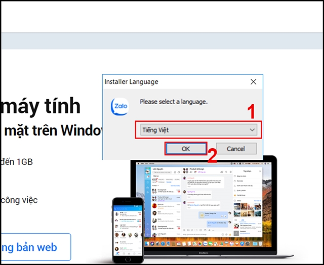 How to download and install Zalo on your computer Picture 2