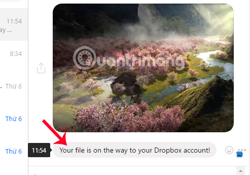 How to download Dropbox file right on Facebook Messenger Picture 6