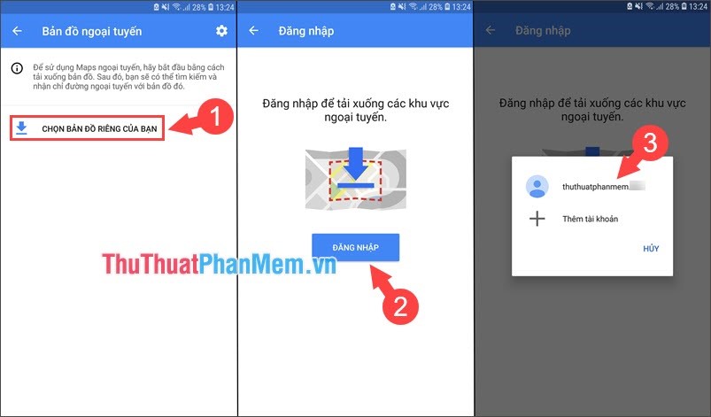 How to download Google Maps to your phone for offline use, without consuming 3G or 4G Picture 3
