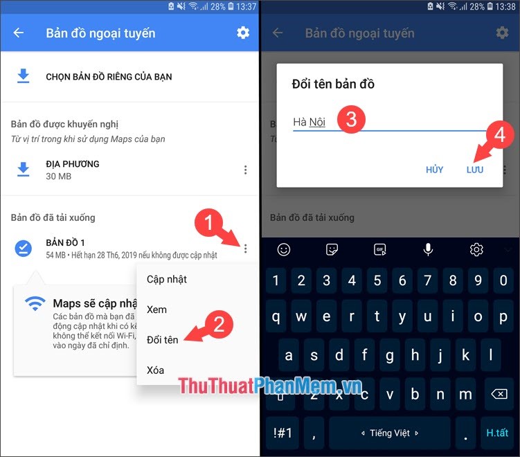 How to download Google Maps to your phone for offline use, without consuming 3G or 4G Picture 5