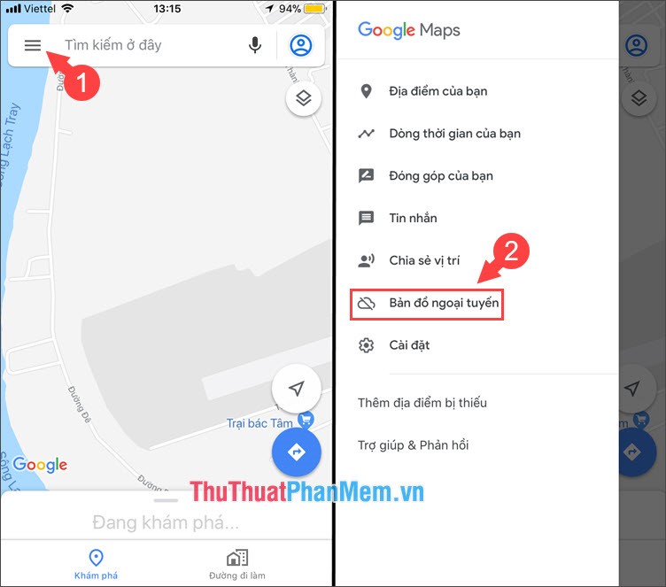 How to download Google Maps to your phone for offline use, without consuming 3G or 4G Picture 7