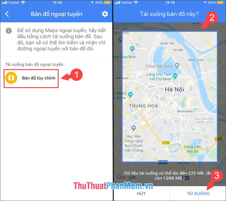 How to download Google Maps to your phone for offline use, without consuming 3G or 4G Picture 9