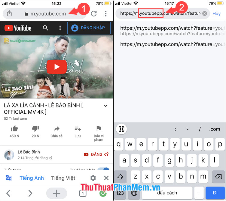How to download music, videos on Youtube to your phone extremely fast and easy Picture 5