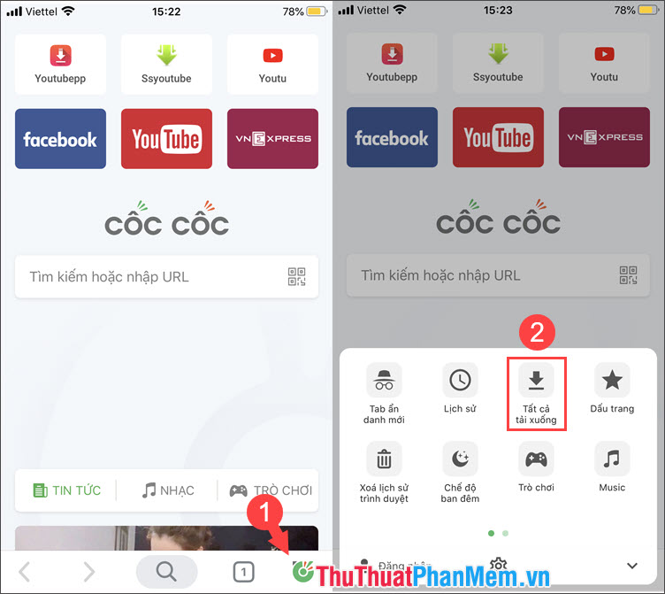 How to download music, videos on Youtube to your phone extremely fast and easy Picture 8
