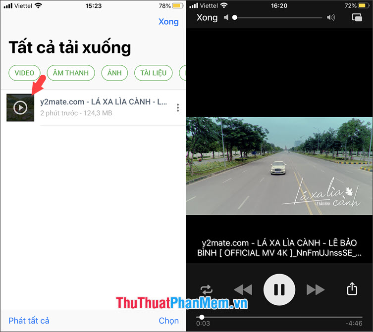 How to download music, videos on Youtube to your phone extremely fast and easy Picture 9
