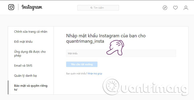 How to download personal data on Instagram Picture 5