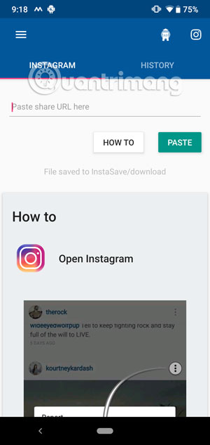 How to download photos and videos on Instagram on Android to share with friends Picture 1