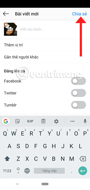 How to download photos and videos on Instagram on Android to share with friends Picture 9